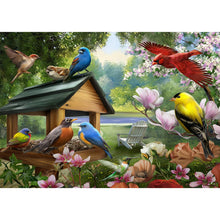 Load image into Gallery viewer, Birds And Flowers-Full Drill Diamond Painting
