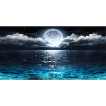 Load image into Gallery viewer, Bright Moon On The Sea-Full Drill Diamond Painting-80x40cm
