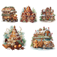 Load image into Gallery viewer, Christmas Cookie House-Partial Special Diamond Painting-30x30cm
