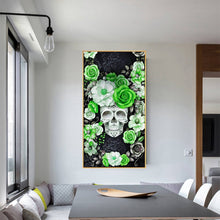 Load image into Gallery viewer, Diamond Painting - Vollrund - Totenkopf (40*80cm)
