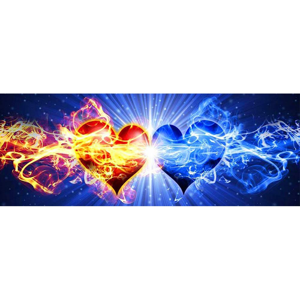 Flame Love-Full Drill Diamond Painting-80x30cm