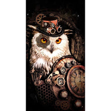 Load image into Gallery viewer, Owl-Full Drill Diamond Painting-40x75cm
