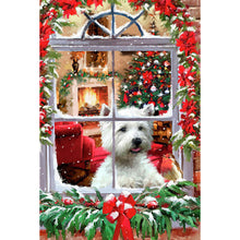 Load image into Gallery viewer, Christmas Window-Full Drill Diamond Painting-30x60cm
