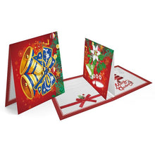 Load image into Gallery viewer, 8PCS/SET 3D CHRISTMAS GREETING CARDS DIAMOND PAINTING
