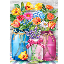 Load image into Gallery viewer, Flower-Full Drill Diamond Painting
