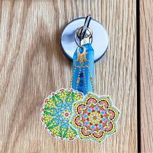 Load image into Gallery viewer, 5pcs Mandala Double Sided Keychain
