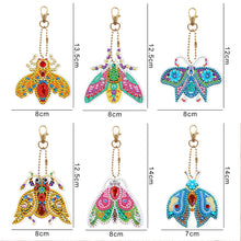 Load image into Gallery viewer, 6pcs Insect Double Sided Keychain
