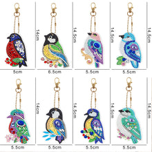 Load image into Gallery viewer, 8pcs Bird Double Sided Keychain
