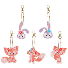 Load image into Gallery viewer, 5pcs Little Fox Single Sided Keychain
