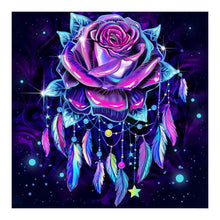 Load image into Gallery viewer, Purple Rose-Full Drill Diamond Painting
