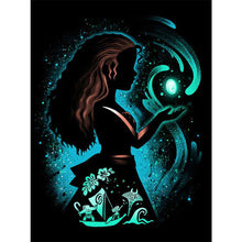 Load image into Gallery viewer, Princess Silhouette-Full Drill Diamond Painting
