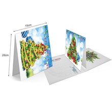 Load image into Gallery viewer, 8PCS/SET 3D CHRISTMAS GREETING CARDS DIAMOND PAINTING
