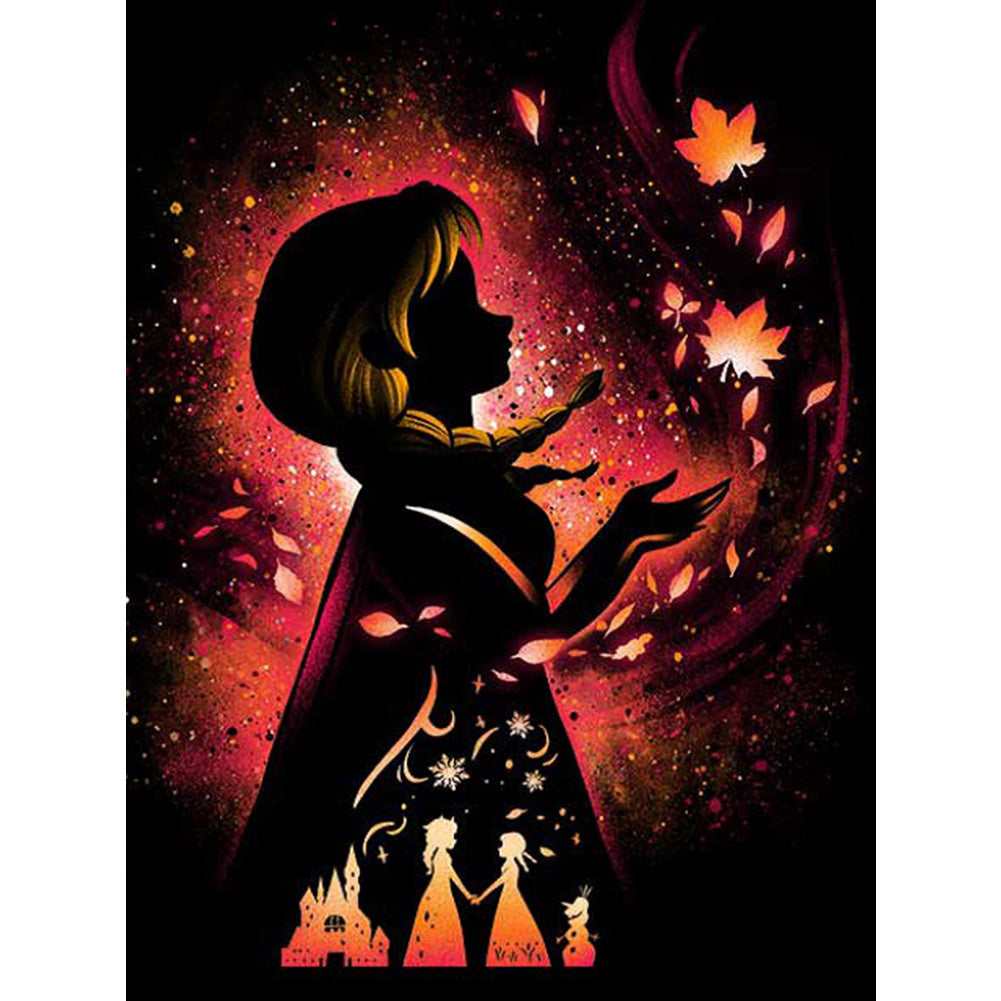 Silhouettes Of Disney Characters-Full Drill Diamond Painting