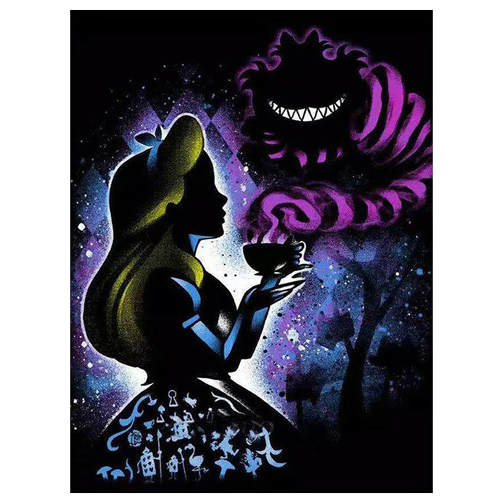 Silhouette Princess-Full Drill Diamond Painting