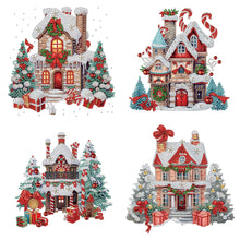 Load image into Gallery viewer, Christmas House-Partial Special Diamond Painting-30x30cm
