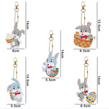 Load image into Gallery viewer, 5pcs Rabbit Double Sided Keychain
