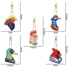 Load image into Gallery viewer, 5pcs Chicken Double Sided Keychain
