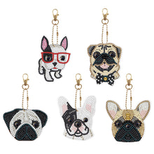 Load image into Gallery viewer, 5pcs Dog Double Sided Keychain
