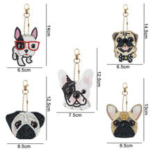 Load image into Gallery viewer, 5pcs Dog Double Sided Keychain
