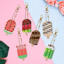 Load image into Gallery viewer, 6pcs Ice Cream Double Sided Keychain
