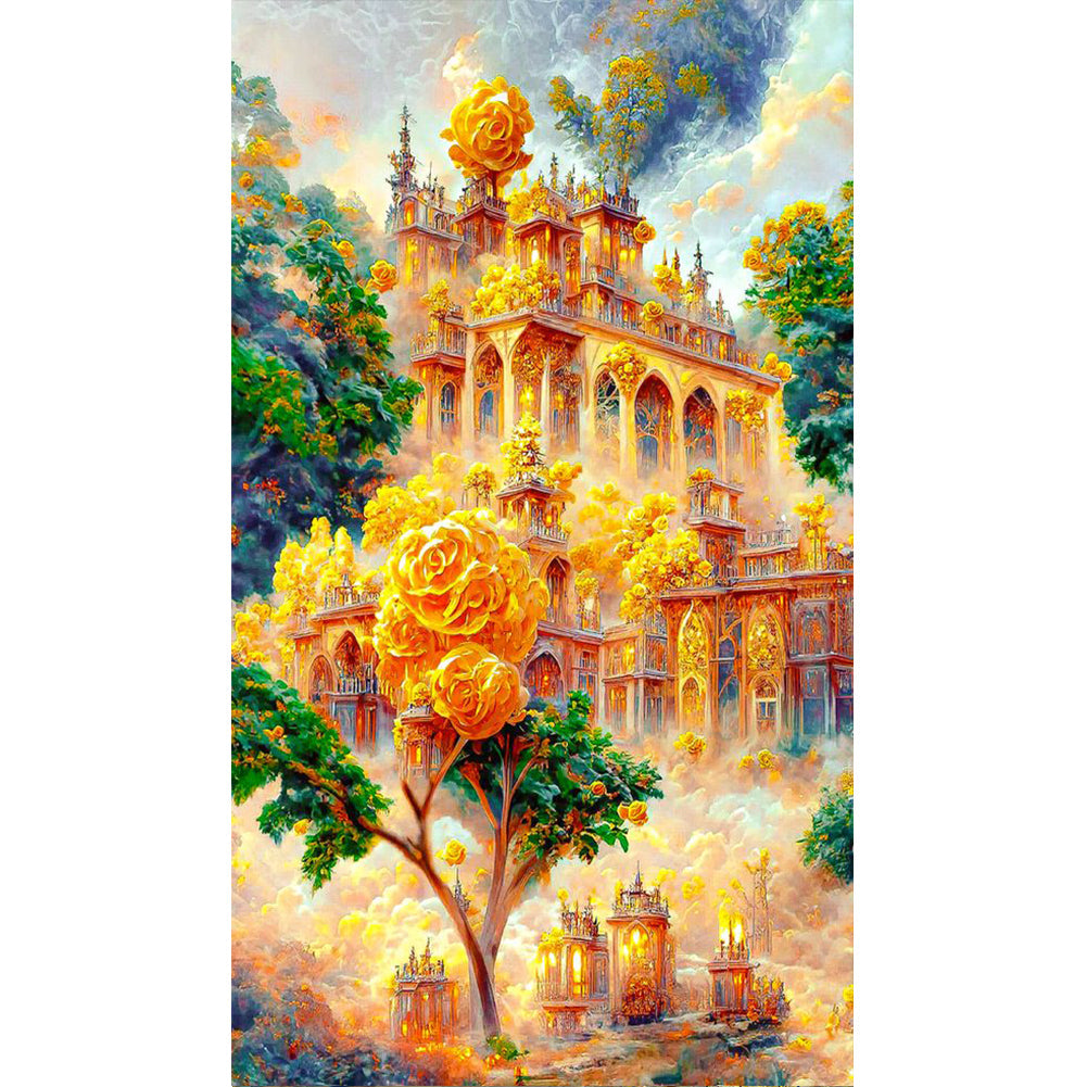 Rose Manor-Full Drill Diamond Painting-40x70CM