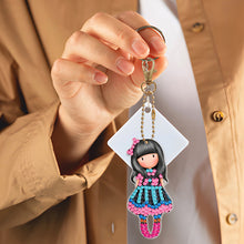 Load image into Gallery viewer, 5pcs Doll Double Sided Keychain
