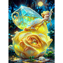 Load image into Gallery viewer, Rose-Full Round Diamond Painting-30x40cm
