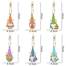 Load image into Gallery viewer, 6pcs Easter Double Sided Keychain
