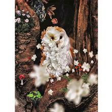 Load image into Gallery viewer, Owl-Full Round Diamond Painting-30x40cm
