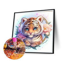 Load image into Gallery viewer, Flower Tiger-Full Drill Diamond Painting
