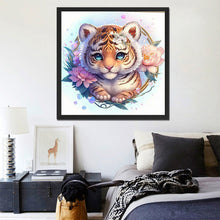 Load image into Gallery viewer, Flower Tiger-Full Drill Diamond Painting
