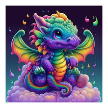 Load image into Gallery viewer, Dragon-Full Round Diamond Painting-30x30cm
