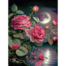 Load image into Gallery viewer, Moonlight Rose-Full Drill Diamond Painting
