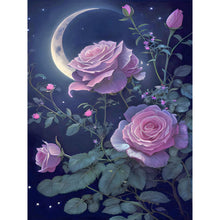 Load image into Gallery viewer, Moonlight Rose-Full Drill Diamond Painting
