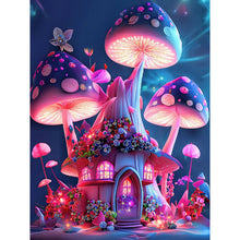 Load image into Gallery viewer, Dream Mushroom House-Full Round Drill Diamond Painting-30x40cm
