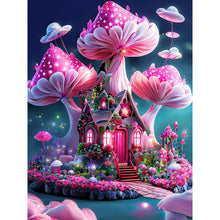 Load image into Gallery viewer, Dream Mushroom House-Full Round Drill Diamond Painting-30x40cm
