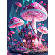 Load image into Gallery viewer, Dream Mushroom House-Full Round Drill Diamond Painting-30x40cm
