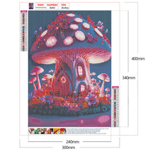 Load image into Gallery viewer, Dream Mushroom House-Full Round Drill Diamond Painting-30x40cm
