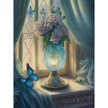 Load image into Gallery viewer, Flower Goblet-Full Round Drill Diamond Painting-30x40cm
