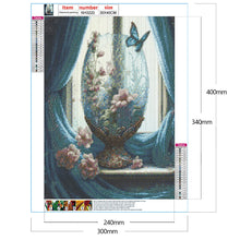 Load image into Gallery viewer, Flower Goblet-Full Round Drill Diamond Painting-30x40cm
