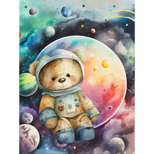 Load image into Gallery viewer, Cartoon Bear-Full Round Diamond Painting-30x40cm
