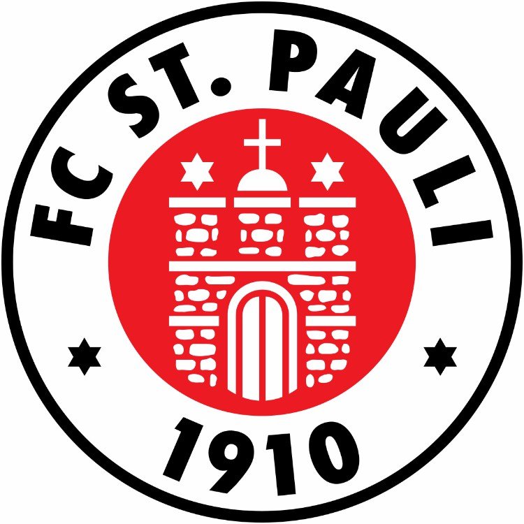 Round Diamond Painting - football FC St. Pauli- 40x40cm