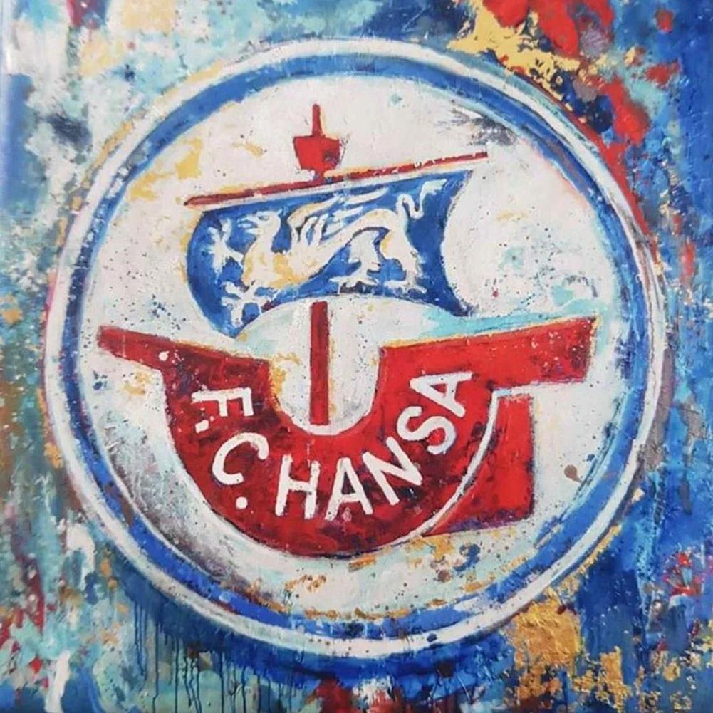 football Hansa Rostock-round/square Diamond Painting