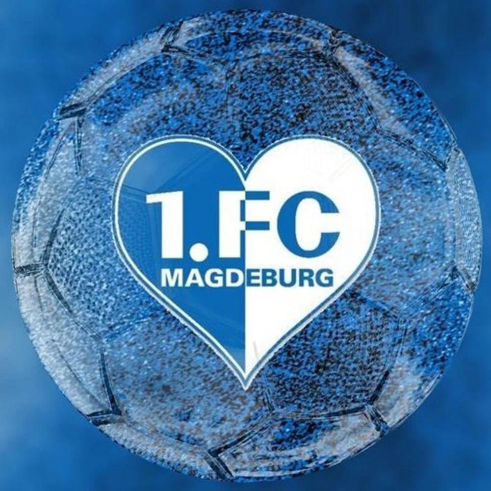 football 1. FC Magdeburg-round/square Diamond Painting