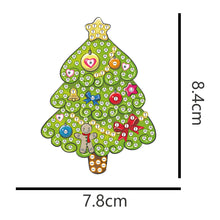 Load image into Gallery viewer, 5pcs/set Double Sided Christmas DIY Diamond Painting  Hanging Pendant Trees Decoration
