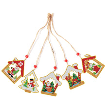 Load image into Gallery viewer, 5pcs/set Double Sided Christmas DIY Diamond Painting  Hanging Pendant Trees Decoration
