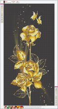 Load image into Gallery viewer, Gold Rose - Full Drill Round Drill Painting - 85x45cm
