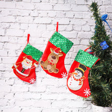 Load image into Gallery viewer, DIY Diamond Painting-3pcs Christmas stocking pendants
