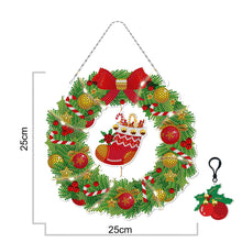 Load image into Gallery viewer, Wreath and Keyring Pendant
