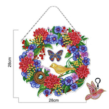 Load image into Gallery viewer, Wreath and Keyring Pendant
